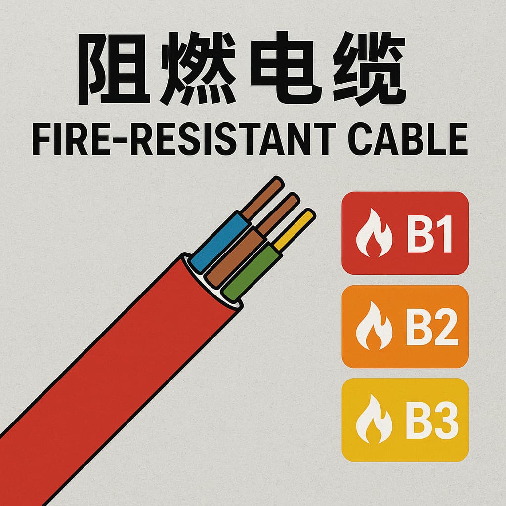 什么是阻燃電纜？B1、B2、B3級的區(qū)別你了解嗎？