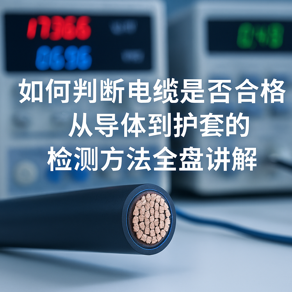 如何判斷電纜是否合格？從導(dǎo)體到護(hù)套的檢測方法全盤講解