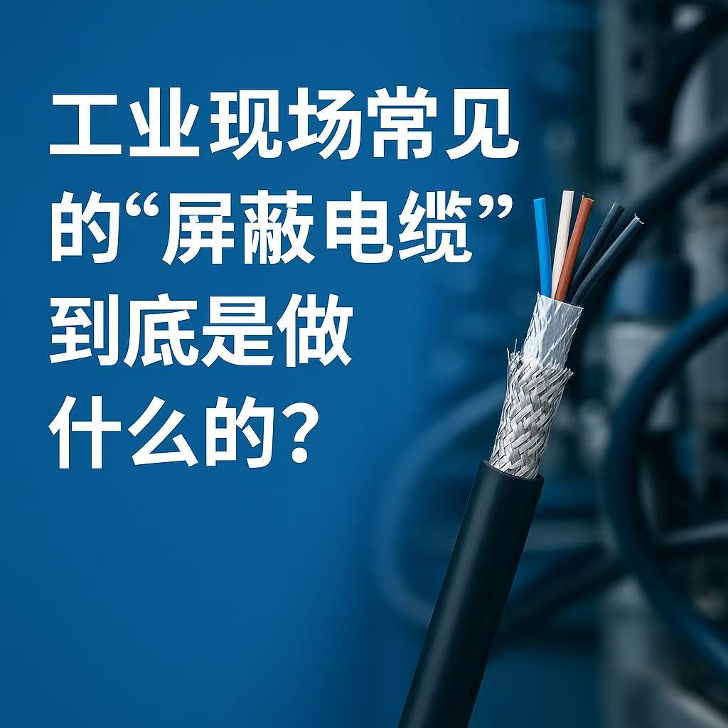 工業(yè)現(xiàn)場常見的“屏蔽電纜”到底是做什么的？