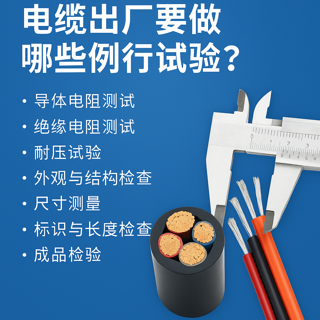 電纜出廠要做哪些例行試驗(yàn)？一文講清最關(guān)鍵的7項(xiàng)檢測
