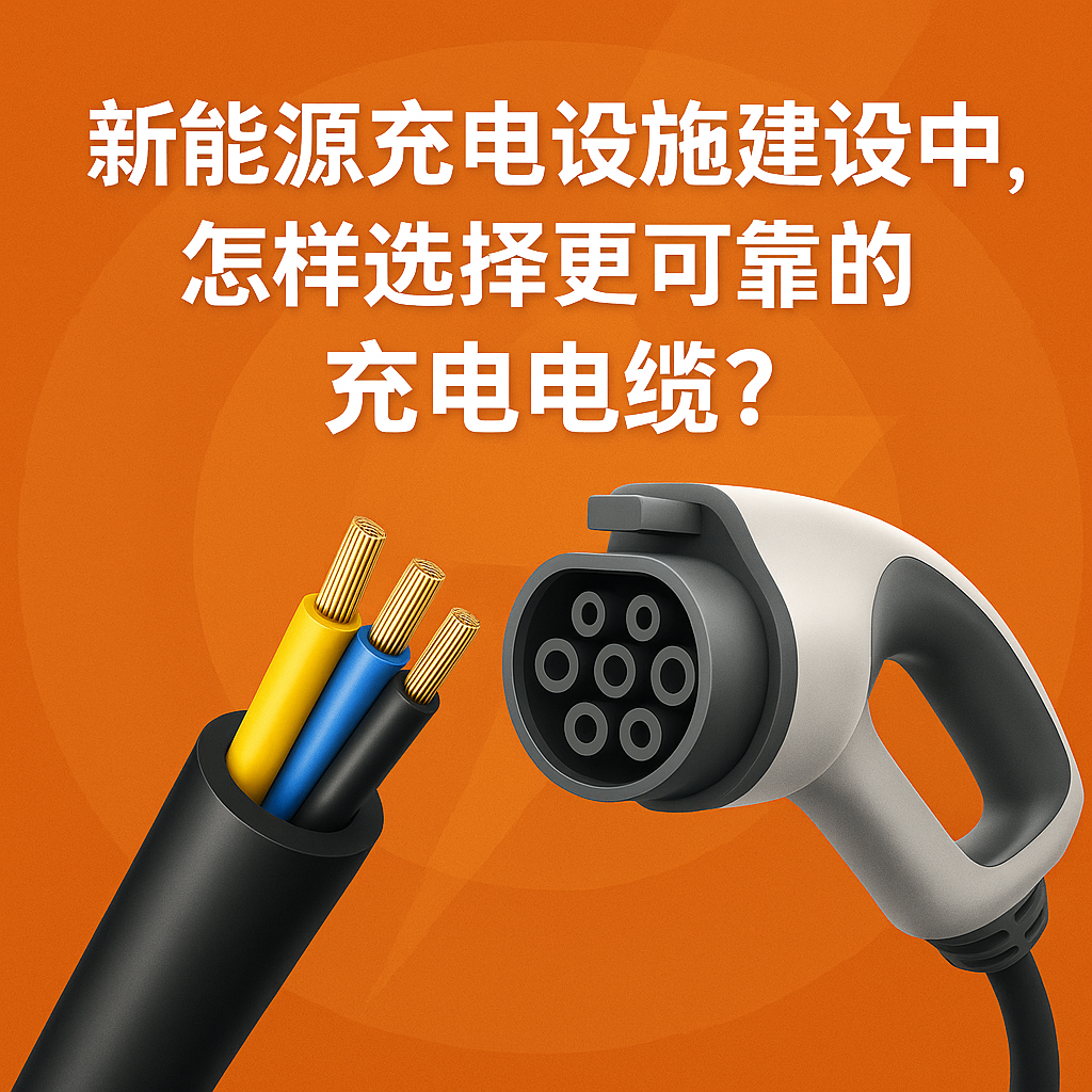 新能源充電設(shè)施建設(shè)中，怎樣選擇更可靠的充電電纜？