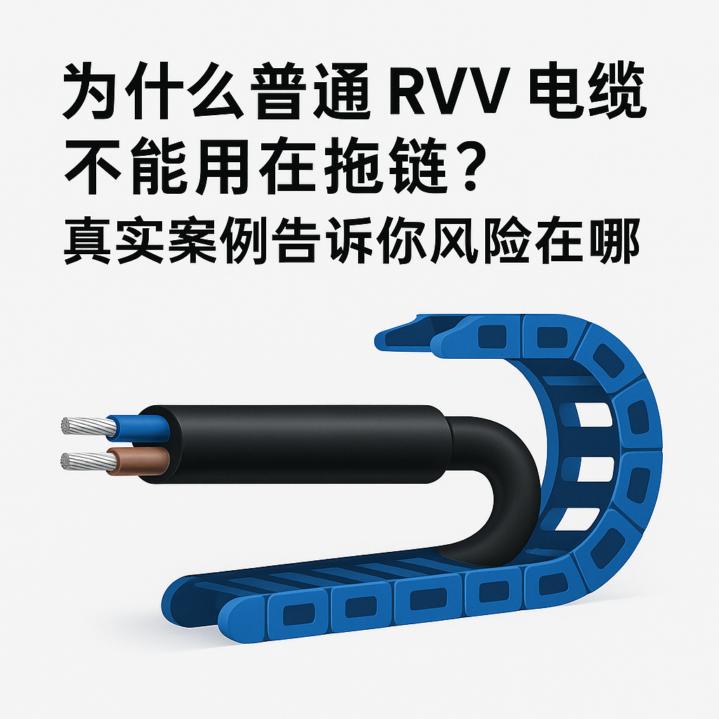 為什么普通 RVV 電纜不能用在拖鏈？真實(shí)案例告訴你風(fēng)險(xiǎn)在哪
