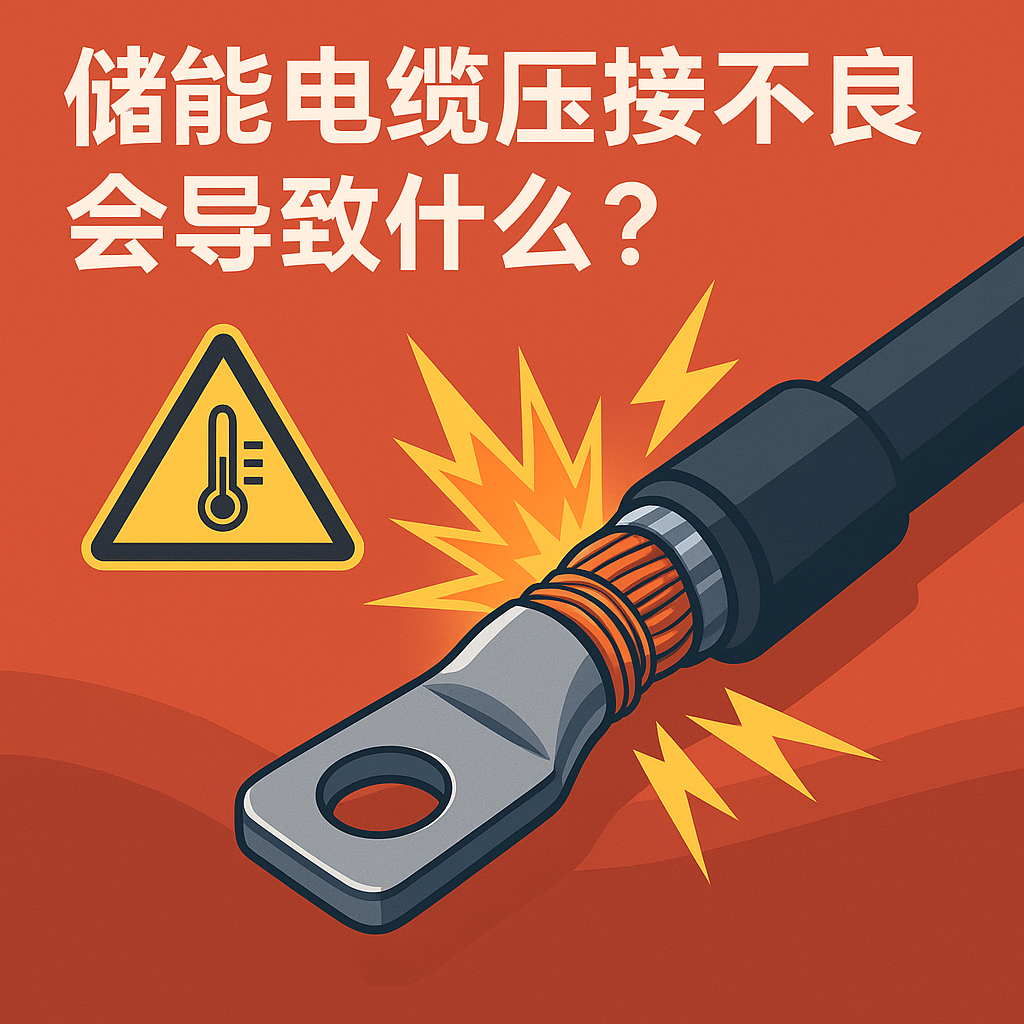 儲能電纜壓接不良會導(dǎo)致什么？