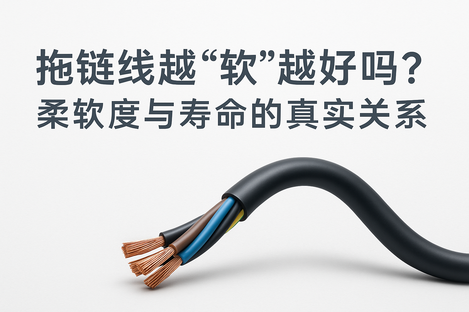 拖鏈線越“軟”越好嗎？柔軟度與壽命的真實關(guān)系