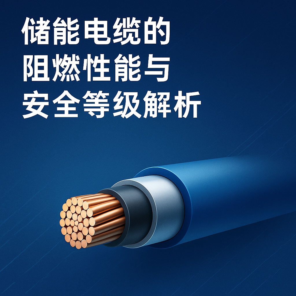 儲能電纜的阻燃性能與安全等級解析