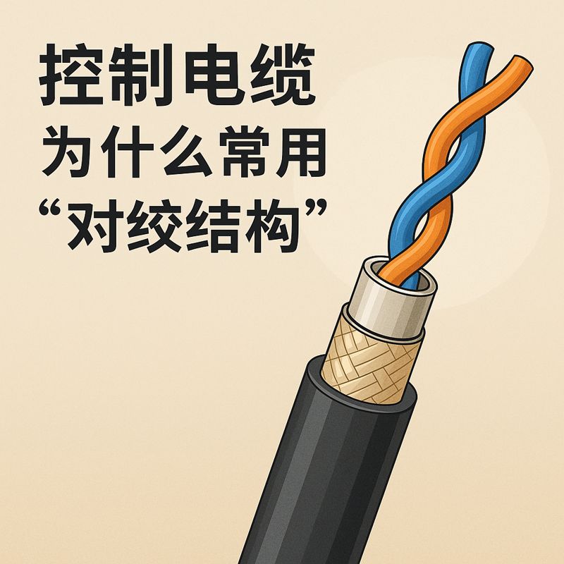 控制電纜為什么常用“對(duì)絞結(jié)構(gòu)”？